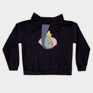 An Elephant Cuddle Puddle Kids Hoodie